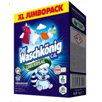 Порошок для прання WASCHKONIG Universal 6 кг, к/к (97-075)